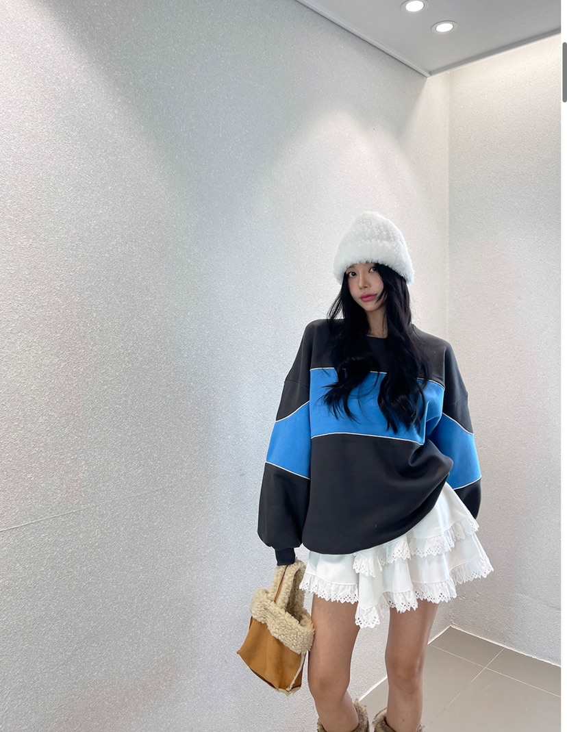 THEMAY/UNA韓國直郵女士新品人氣推薦熱賣真品24秋夏衛衣拉絨THEMAY/UNA衛衣