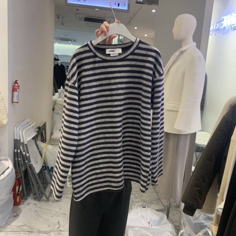 URBANE cloth東大門實拍女裝新款休閑人氣時尚職業長袖T恤URBANE cloth長袖T恤