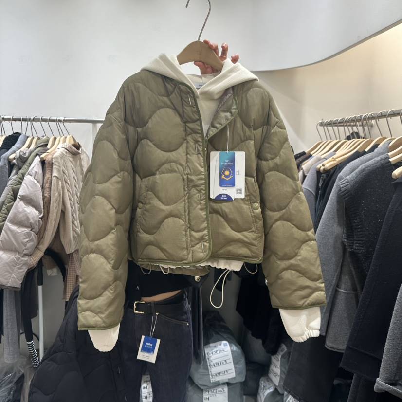 Blue i-d韓國直郵女裝新款推薦真品短款羽絨服不含內搭鴨絨Blue i-d短款羽絨服