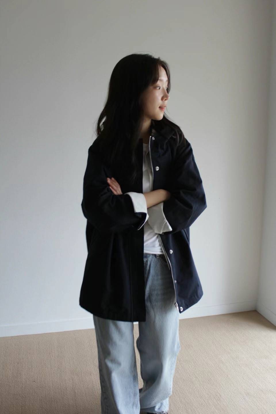 CLOSER韓國代購女裝新款24秋夏時尚職業熱賣真品休閑人氣夾克CLOSER夾克