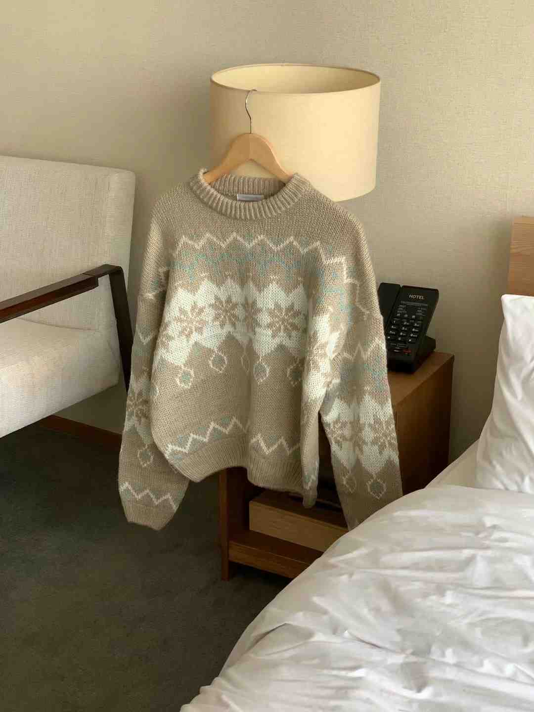 WANDERLUST直郵韓國代購女裝新品休閑熱賣人氣職業時尚毛衣WANDERLUST毛衣