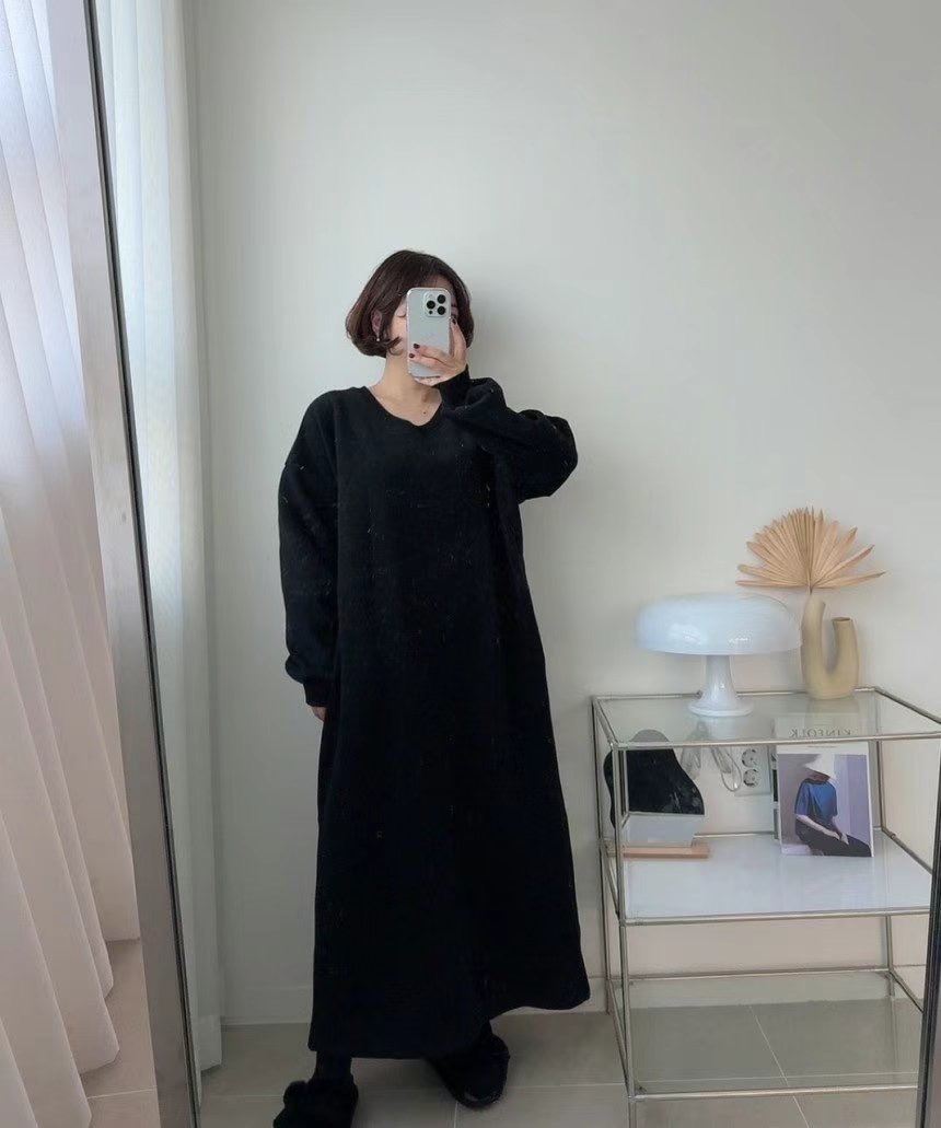 RIPPLE韓國直郵東大門實拍女裝新品24秋冬人氣休閑推薦連衣裙RIPPLE連衣裙