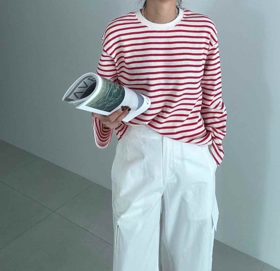 RIPPLE韓國直郵女裝新品人氣推薦時尚真品熱賣休閑職業長袖T恤RIPPLE長袖T恤