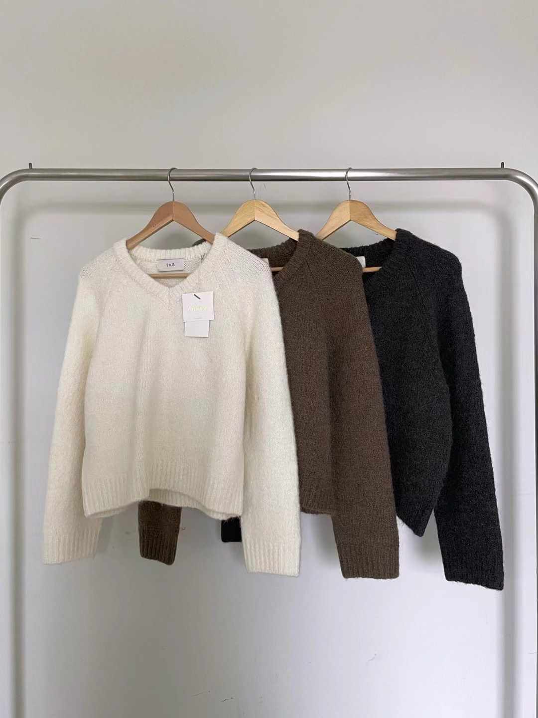 FINGER-핑거-T韓國直郵東大門代購女裝新品真品休閑針織衫TAG針織衫