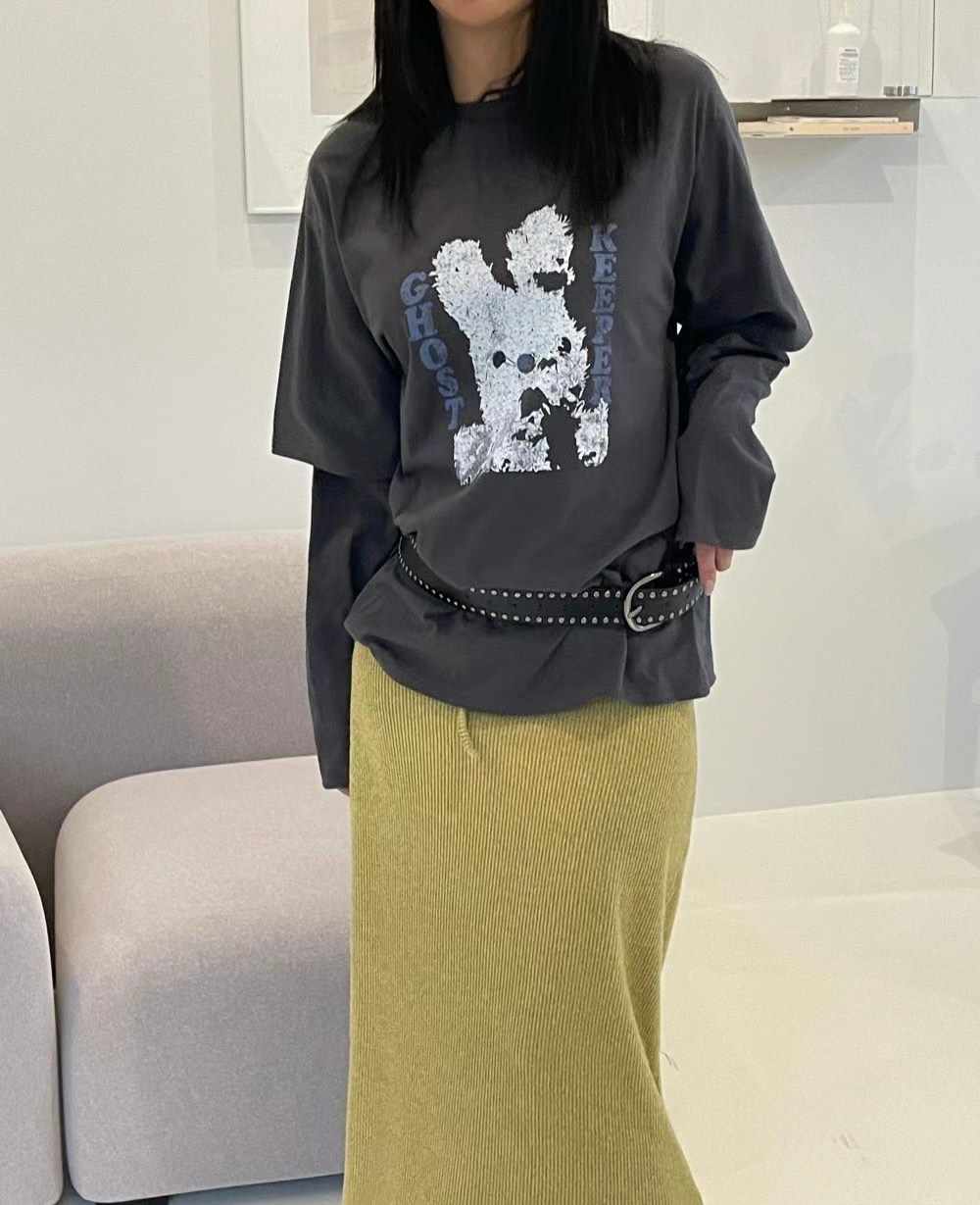 BY RANI-ot韓國直郵東大門代購女裝新款休閑時尚24秋冬長袖T恤BY RANI-ot長袖T恤