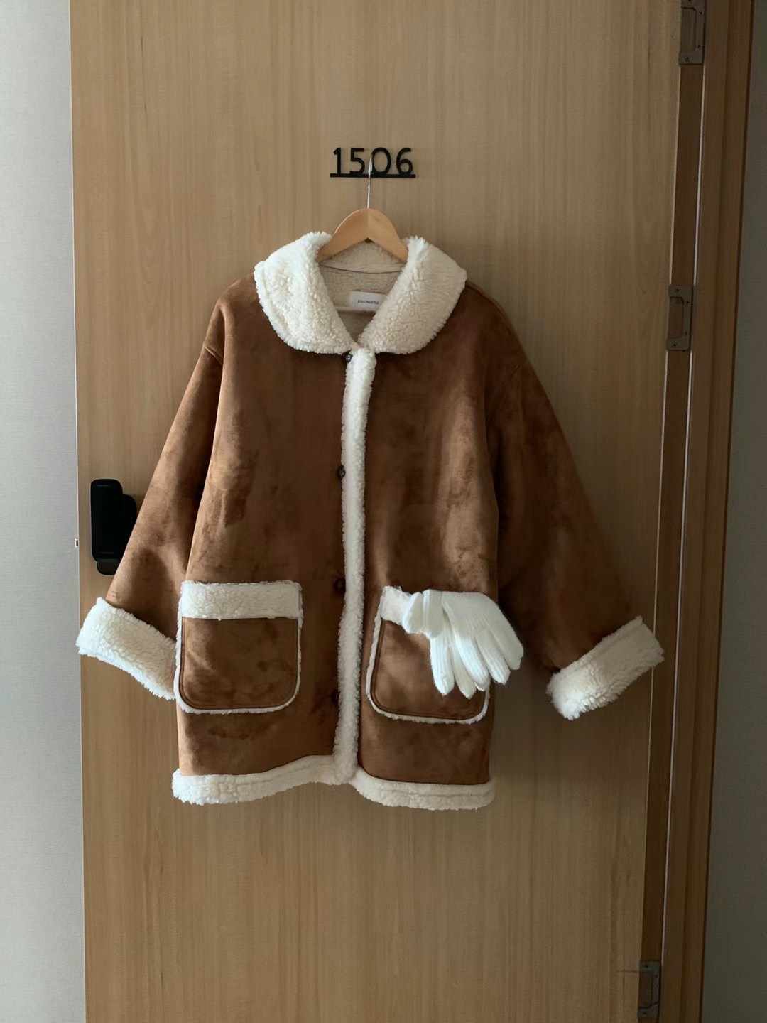 JUILLYSTYLE韓國直郵東大門實拍女裝新品職業24秋冬短款大衣JUILLYSTYLE短款大衣