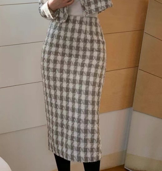 Ruhot韓國直郵東大門代購女裝新款人氣推薦真品24秋冬休閑長裙Ruhot長裙
