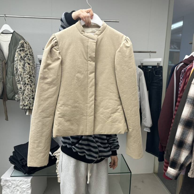 NEUTER東大門實拍女士新款推薦24秋夏時尚休閑人氣短款棉服NEUTER短款棉服