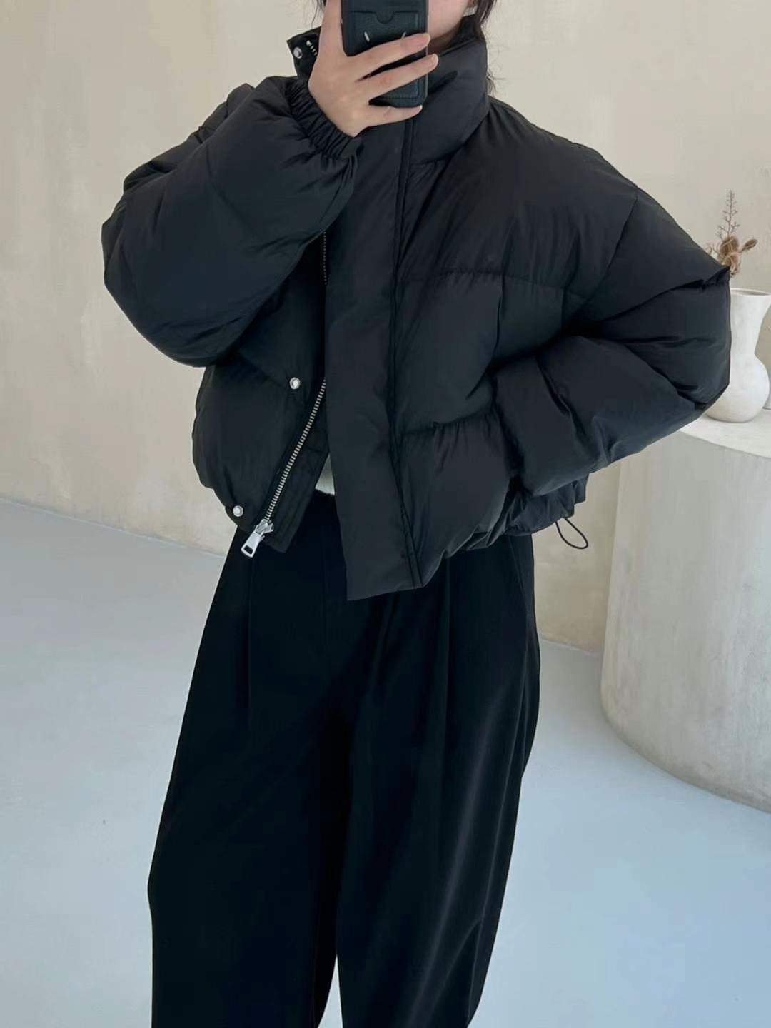COOLPIS-쿨피스-T東大門代購女裝新款職業休閑短款棉服填充COOLPIS短款棉服