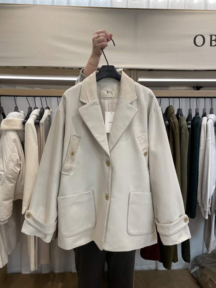 love us u/OBJET東大門直郵女裝新品職業人氣熱賣夾克皮革love us u/OBJET夾克