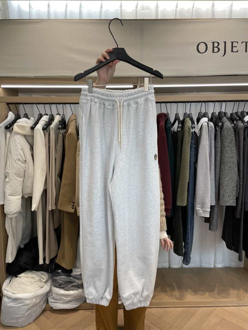 love us u/OBJET韓國代購女裝新款熱賣職業時尚24秋夏休閑褲love us u/OBJET休閑褲