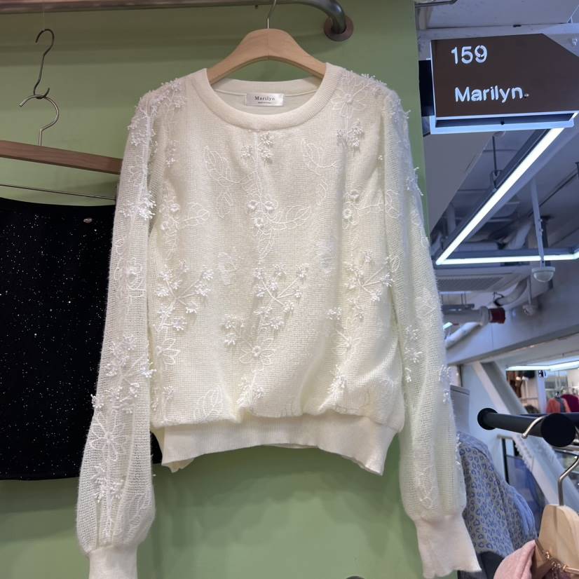 MARILYN東大門直郵女士新品真品24秋夏人氣時尚熱賣襯衫蕾絲衫MARILYN襯衫/蕾絲衫