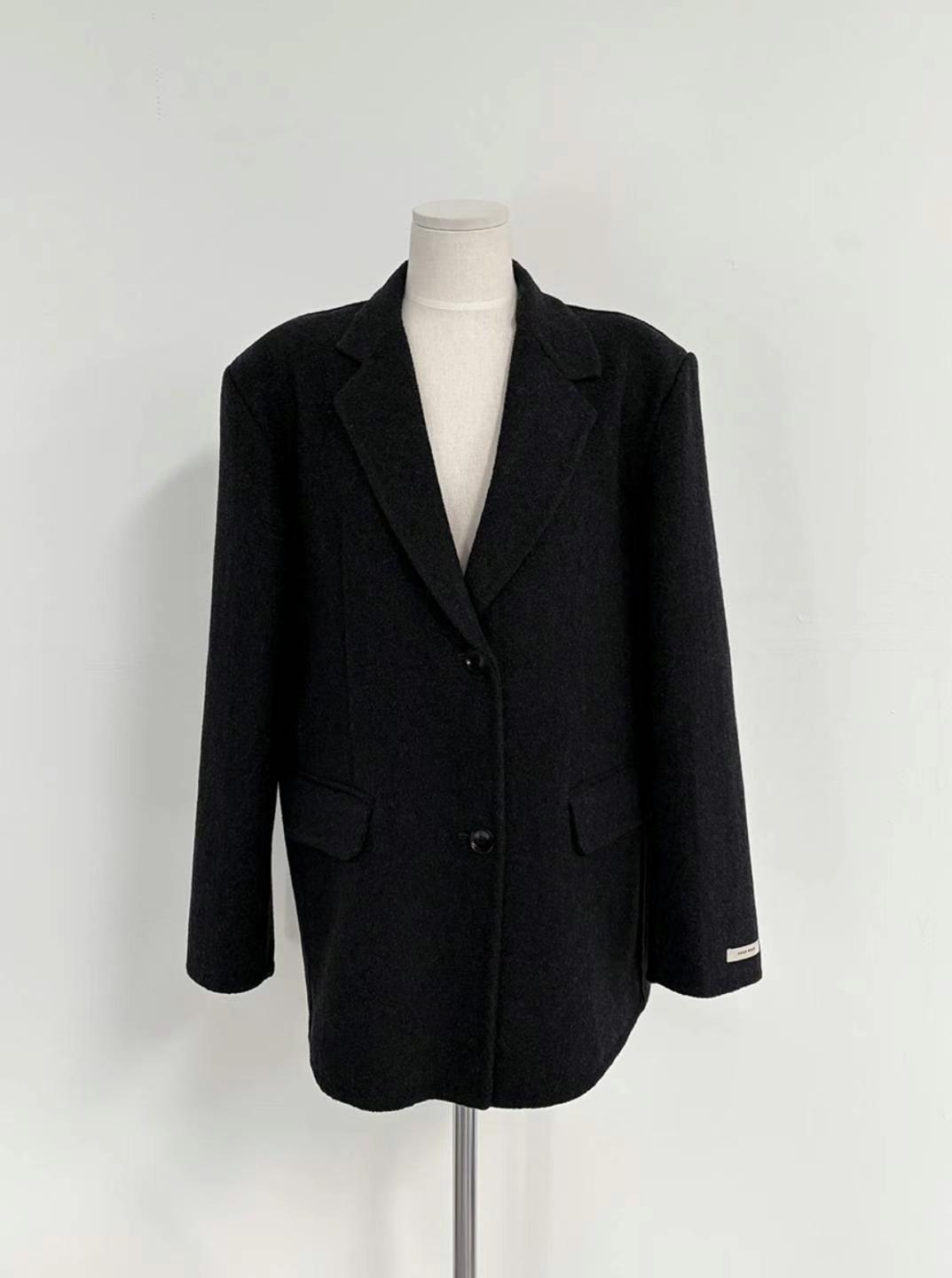 OLZE-올제-T東大門代購女士新品24秋夏人氣熱賣真品短款大衣OLZE-올제-T短款大衣