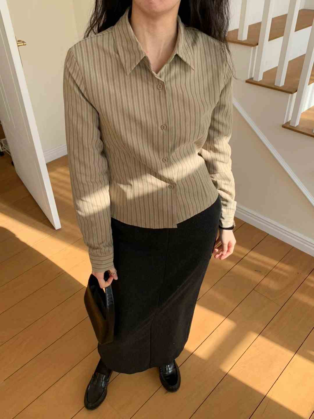 DINING東大門實拍女士新款休閑時尚推薦職業人氣襯衫蕾絲衫DINING襯衫/蕾絲衫