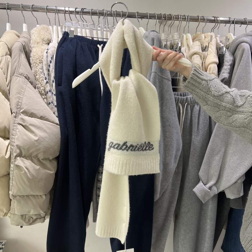 GABRIELLE韓國代購女裝新品24秋夏時尚人氣推薦休閑圍巾披肩GABRIELLE圍巾/披肩