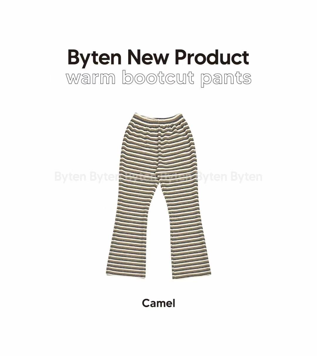BYTEN東大門實拍女裝新品熱賣真品24秋夏職業推薦休閑褲保暖BYTEN休閑褲