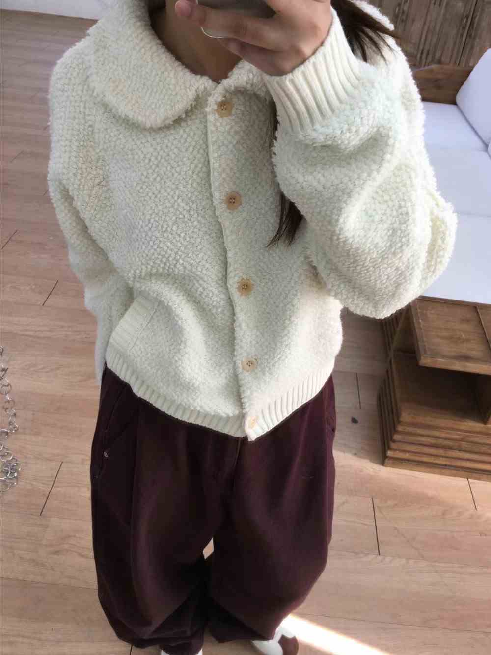 IMMENSE韓國直郵女裝新品推薦時尚職業24秋冬休閑針織衫羊毛IMMENSE針織衫