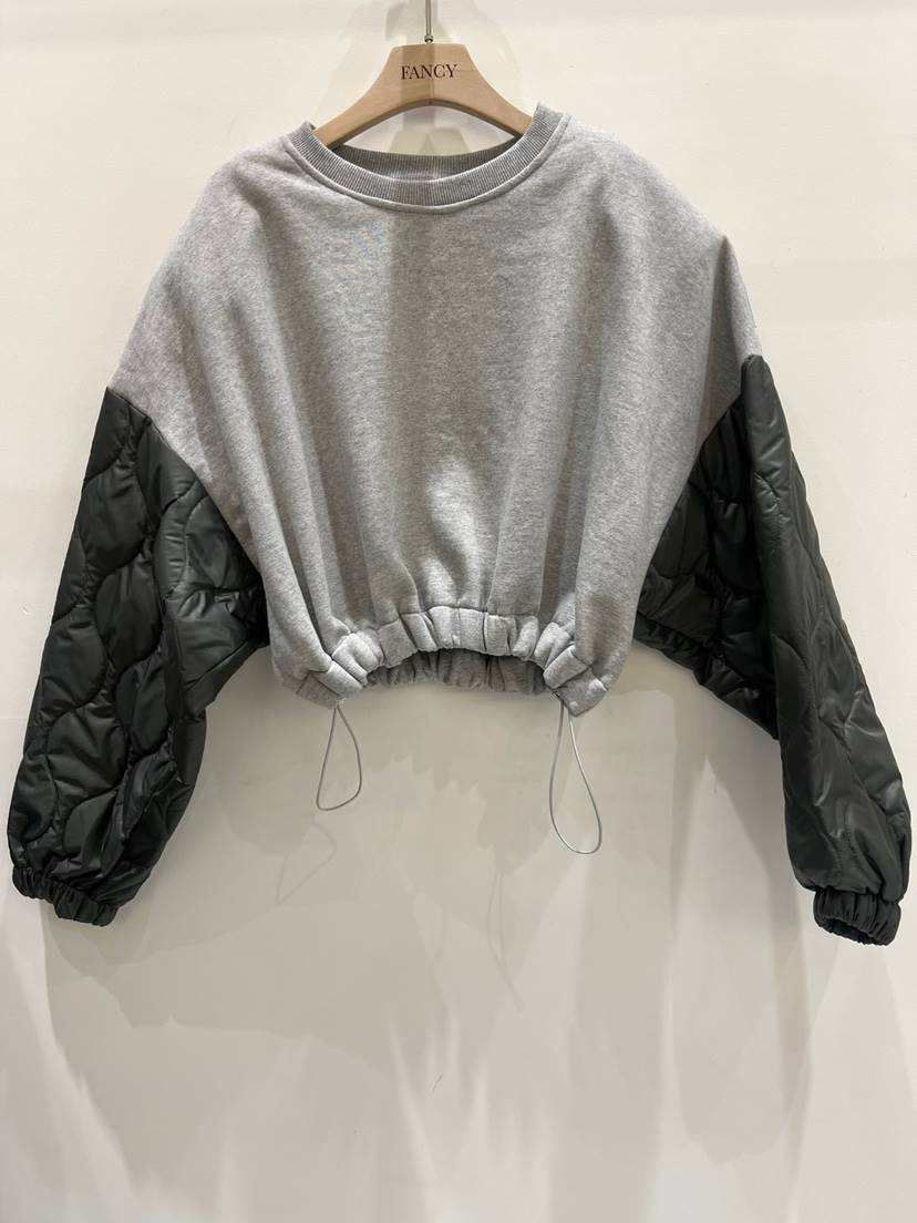 Something/FANCY韓國直郵女裝新款休閑人氣職業衛衣加絨絎縫Something/FANCY衛衣