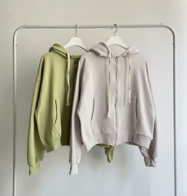 BABER韓國直郵東大門實拍女裝新品職業時尚熱賣衛衣拉鏈兜帽THE ORA衛衣