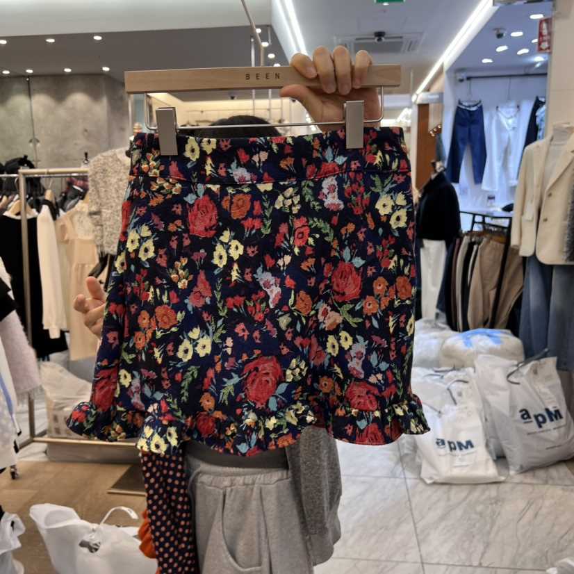 BEEN-A韓國直郵女裝新品真品熱賣時尚人氣推薦休閑24秋冬短裙BEEN-A短裙