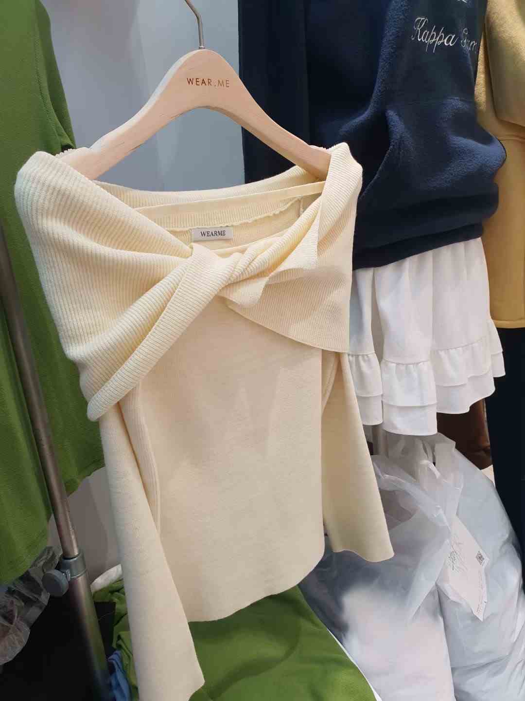 WEARME韓國直郵女裝新品人氣24秋冬真品時尚推薦休閑針織衫WEARME針織衫