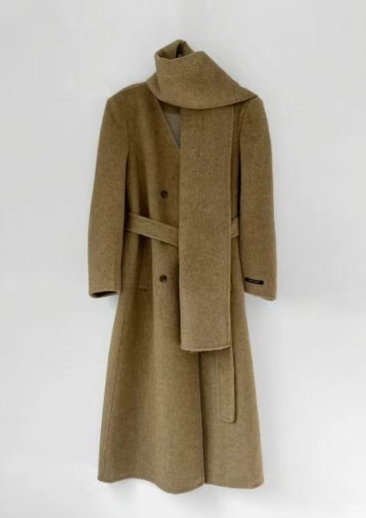 MARFA-T東大門代購女裝新品真品休閑職業熱賣中長款大衣手工MARFA-T中長款大衣