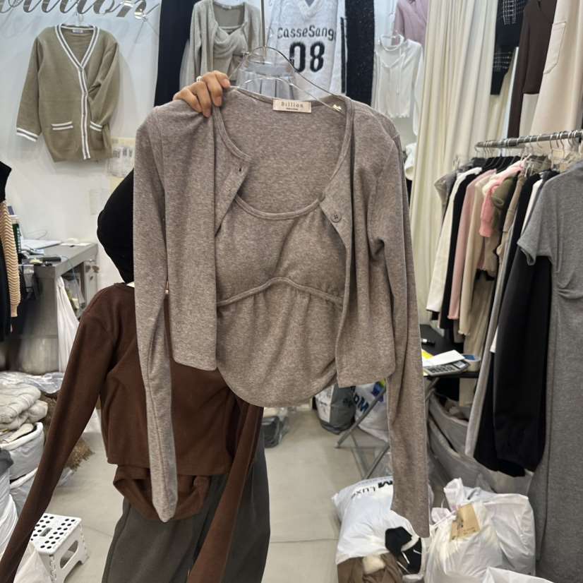 BILLION-L韓國代購女裝新款休閑人氣24秋冬熱賣真品時尚套裝BILLION-L套裝