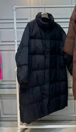 LIKE A韓國代購女裝新品24秋冬職業推薦熱賣長款棉服填充鴨絨LIKE A長款棉服