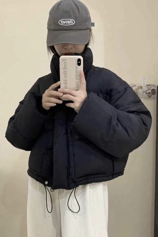 LIKE A東大門直郵女士新品熱賣職業人氣時尚真品短款棉服鴨LIKE A短款棉服