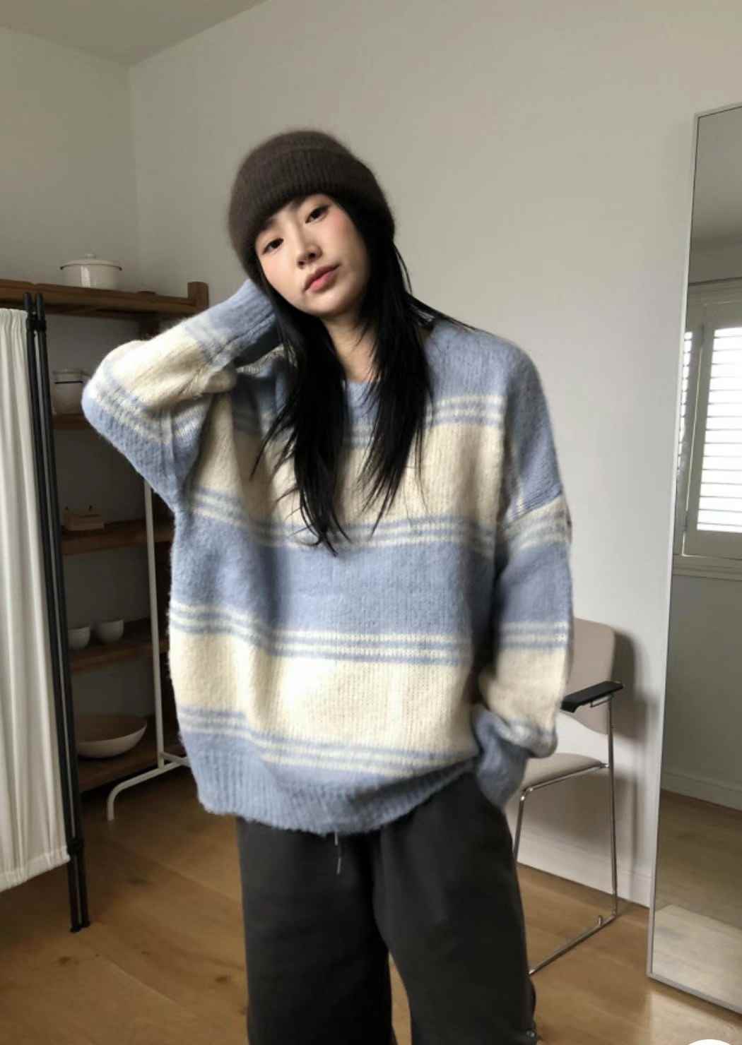 MONMOUTH東大門代購女裝新品人氣職業熱賣推薦休閑時尚毛衣MONMOUTH毛衣