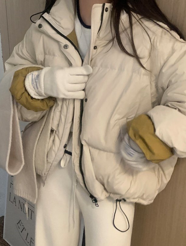 BE_LLE韓國代購女士新品熱賣人氣時尚休閑短款羽絨服填充鵝絨BE_LLE短款羽絨服