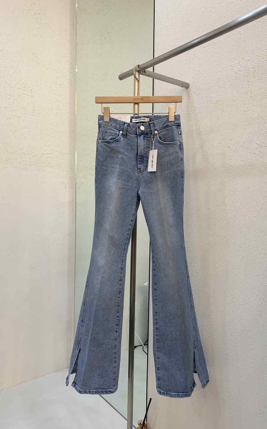 LIGHT AND SALT東大門直郵女士新品職業人氣時尚熱賣牛仔褲LIGHT AND SALT牛仔褲