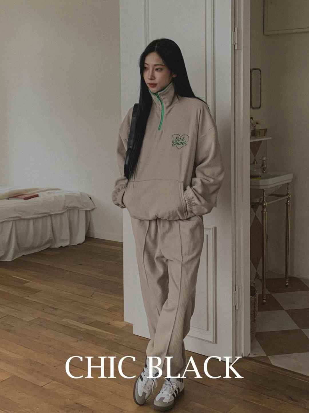 DKS08東大門代購女裝新款24秋冬熱賣時尚職業推薦人氣套裝抓絨DKS08套裝