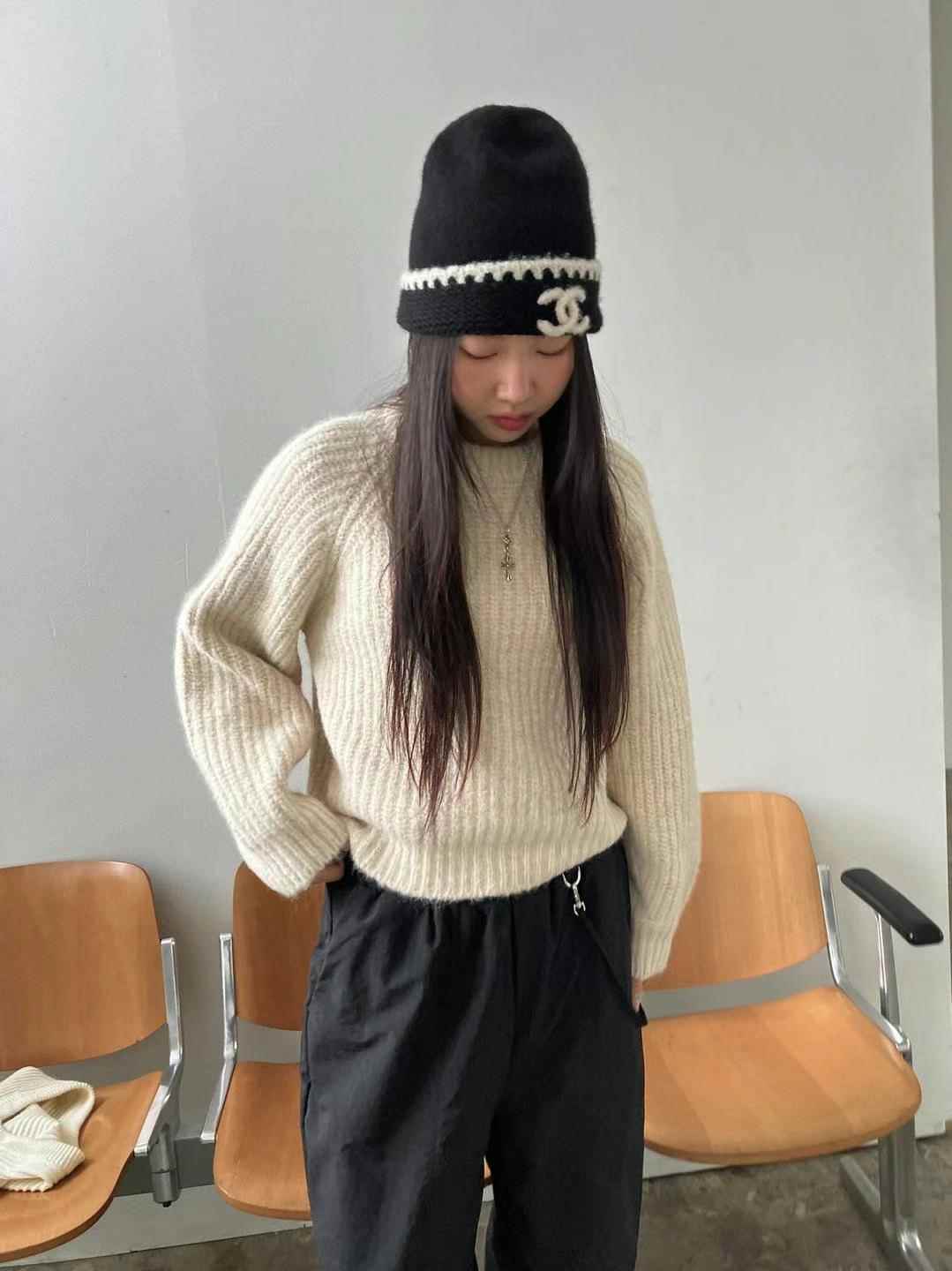 REGULAR韓國代購女士新款24秋冬休閑人氣時尚推薦熱賣毛衣羊毛REGULAR毛衣