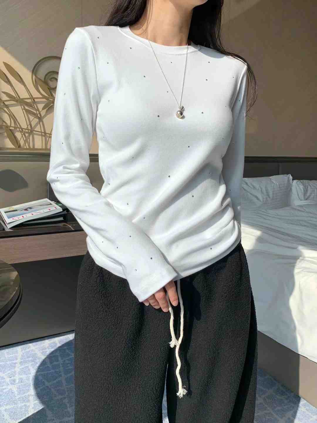 FORMAL韓國代購女裝新款休閑職業24秋冬人氣推薦熱賣長袖T恤FORMAL長袖T恤