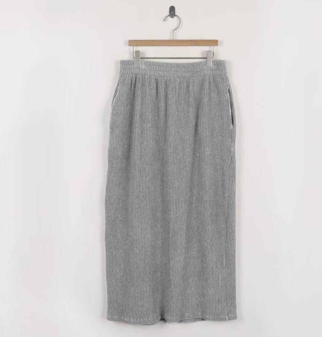 MARYKIM韓國直郵東大門代購女裝新品人氣24秋冬熱賣長裙天鵝絨MARYKIM長裙