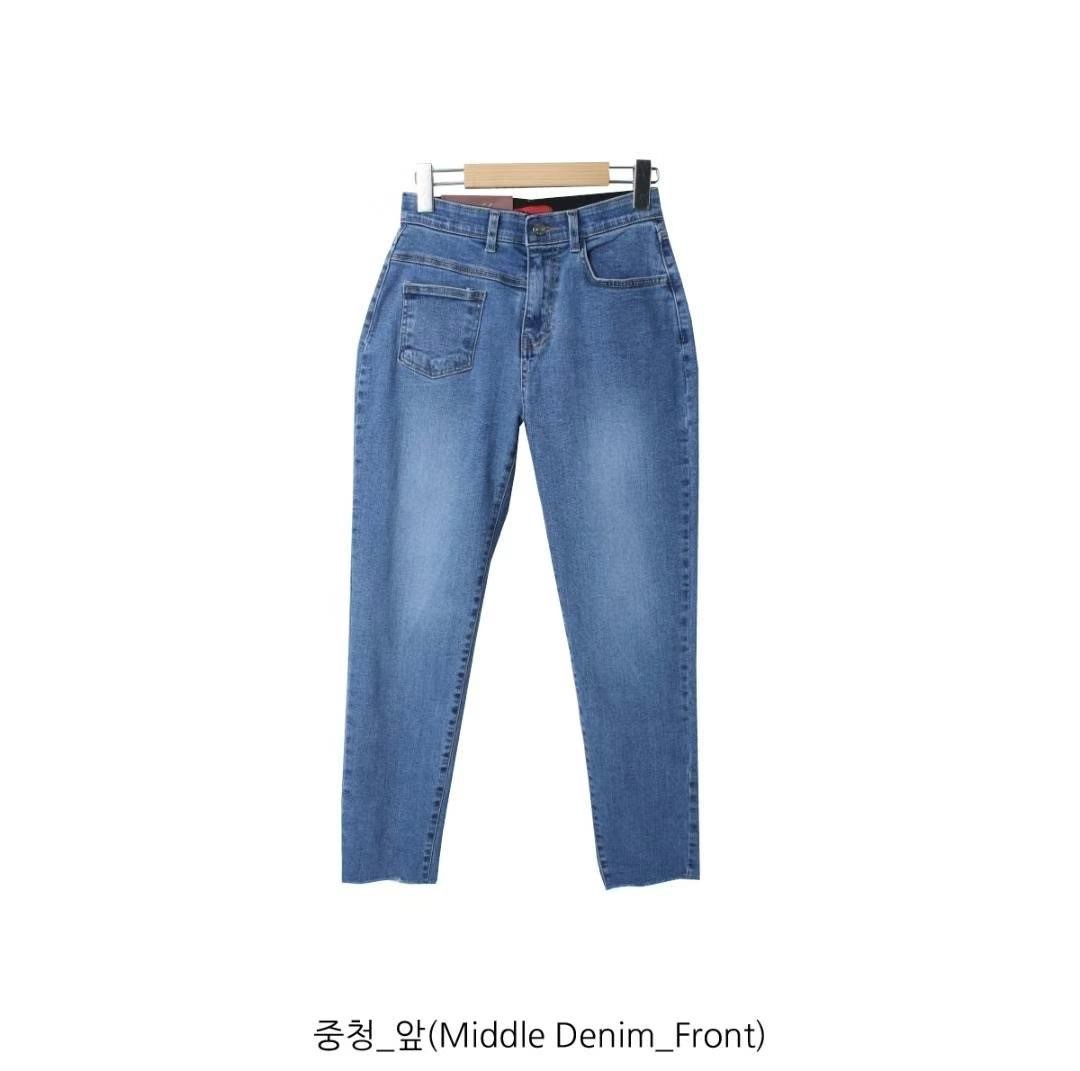 7STAR韓國直郵東大門代購女裝新品熱賣職業人氣24秋冬牛仔褲7STAR牛仔褲