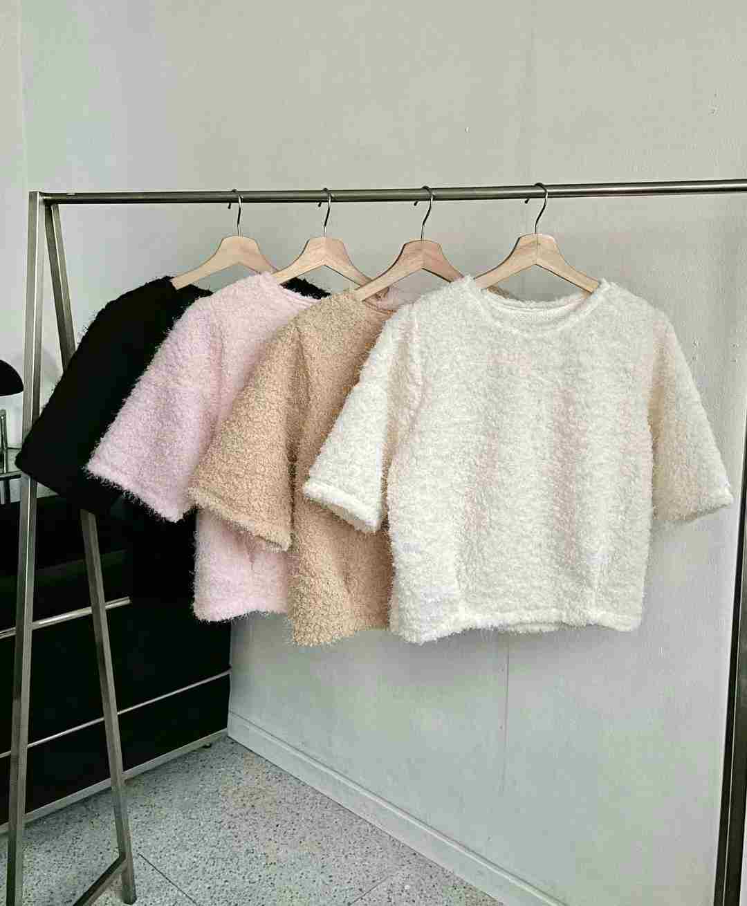 MINK DESIGN韓國直郵東大門代購女裝新款時尚24秋冬職業T恤MINK DESIGNT恤