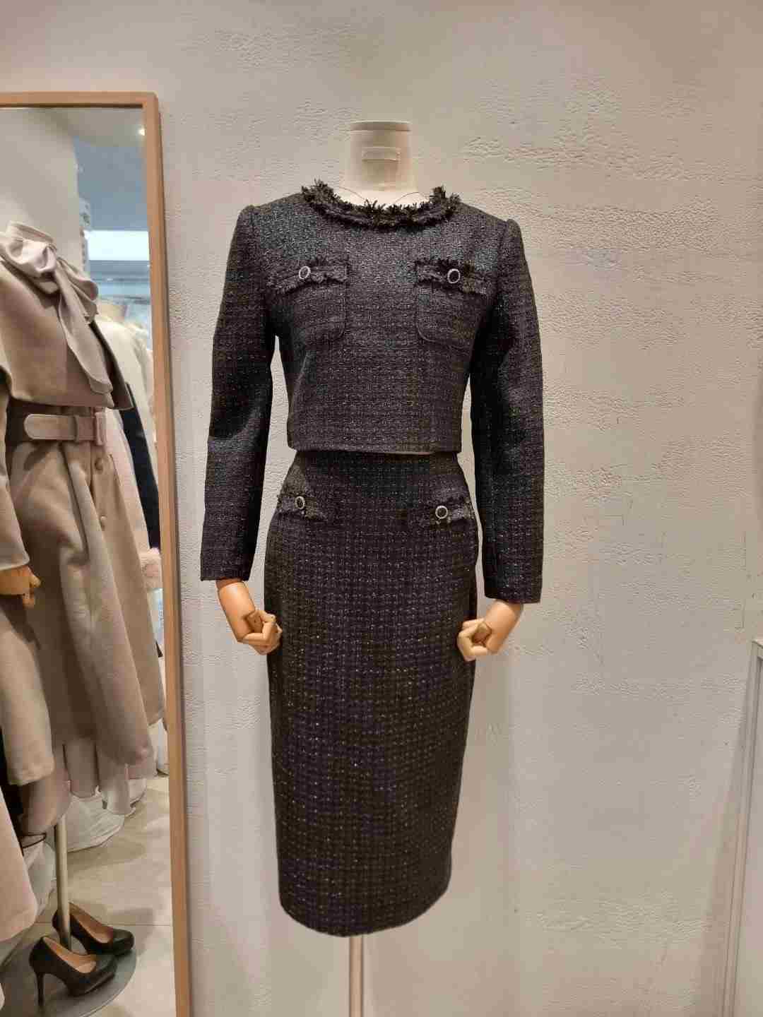 EEYOU韓國代購女士新款推薦熱賣職業24秋冬休閑時尚真品套裝EEYOU套裝