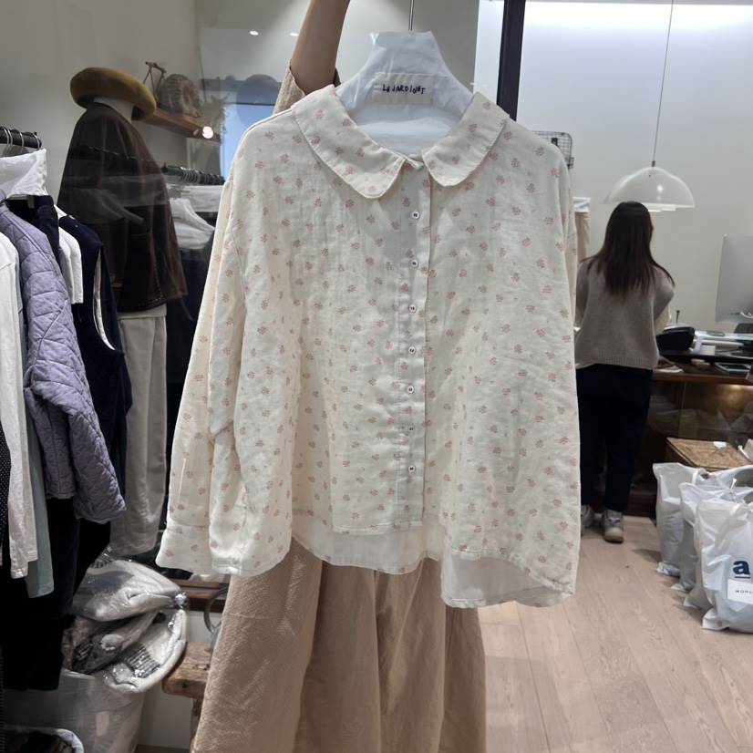 LE JARDINET韓國直郵東大門代購女裝新款人氣職業襯衫蕾絲衫LE JARDINET襯衫/蕾絲衫