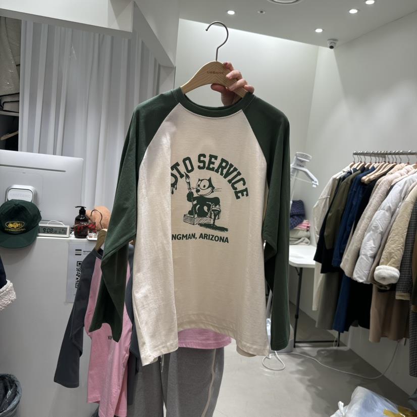 URBANE-P韓國直郵女士新品職業真品休閑熱賣推薦長袖T恤春款URBANE-P長袖T恤