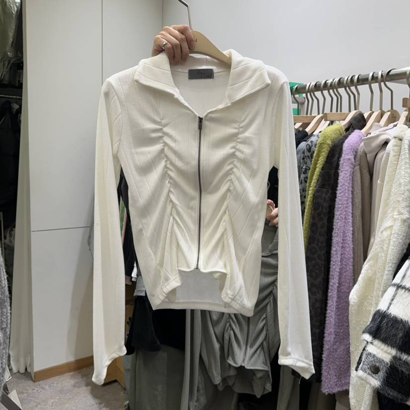 Reiz韓國代購女士新款職業推薦人氣24秋冬休閑熱賣長袖T恤春款REIZ長袖T恤