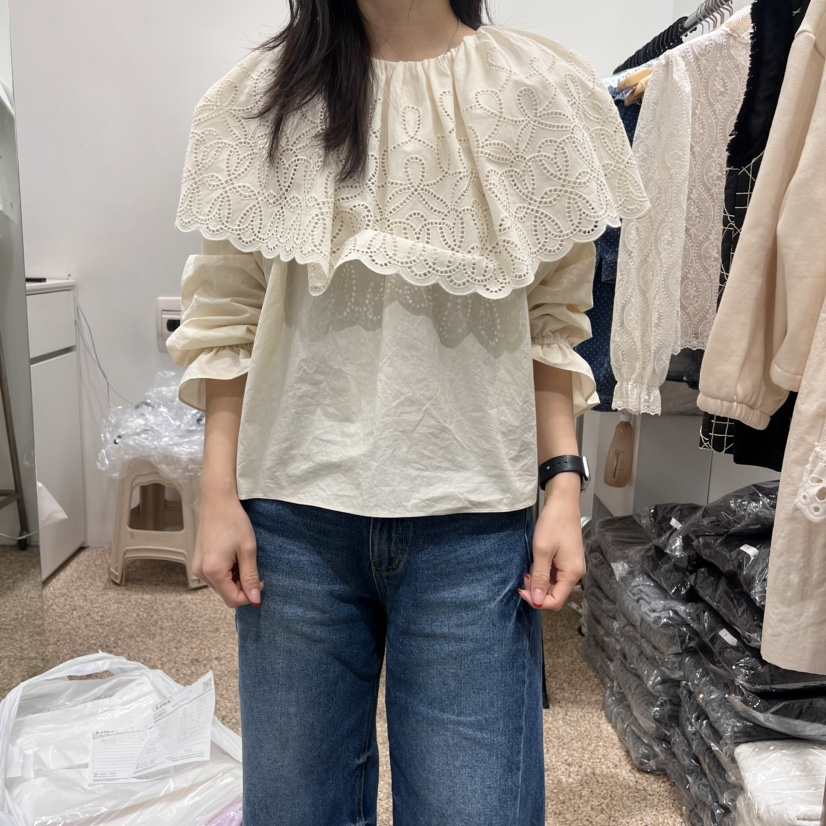 A STORE東大門代購女士新品職業真品休閑人氣襯衫蕾絲衫春款A STORE襯衫/蕾絲衫