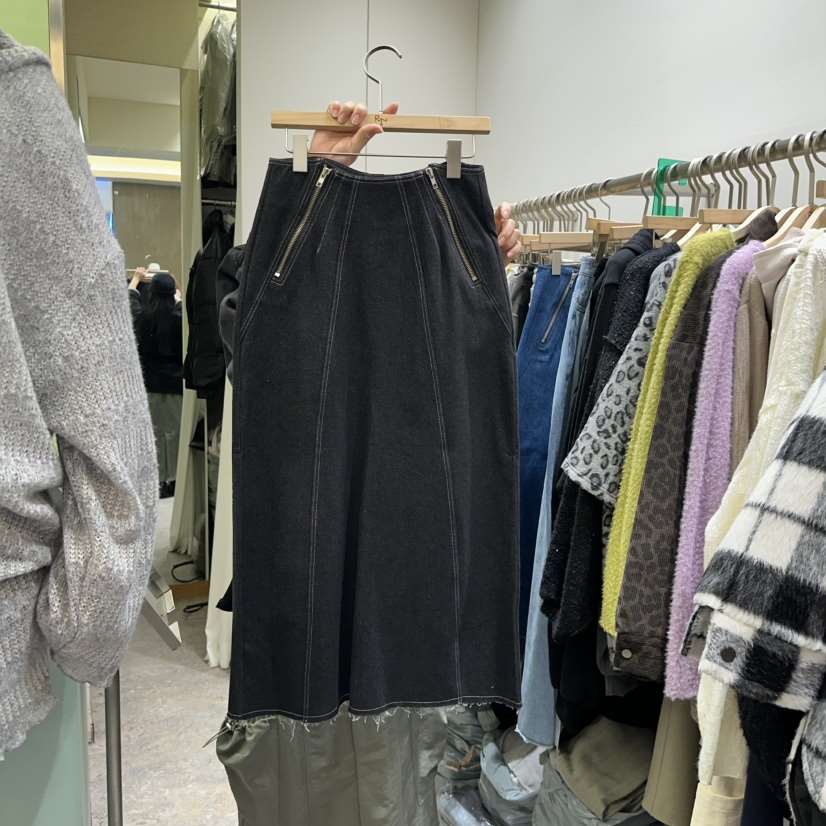 Reiz東大門代購女士新品人氣24秋冬真品職業熱賣休閑長裙春款REIZ長裙