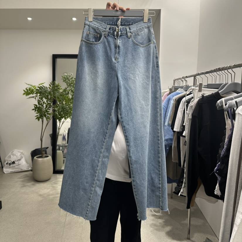 TARABY MOTION東大門實拍女裝新品真品職業24秋冬牛仔褲春款TARABY MOTION牛仔褲