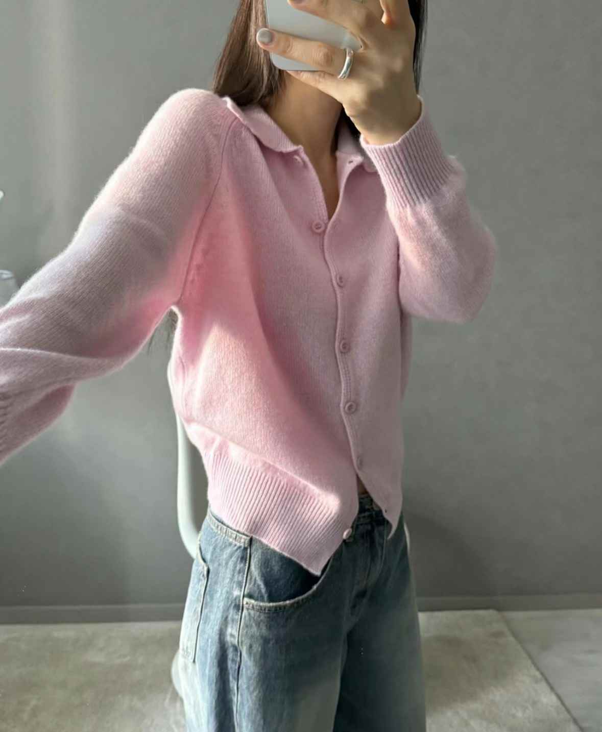 MOG東大門實拍女裝新款職業時尚人氣熱賣真品24秋冬推薦針織衫MOG針織衫