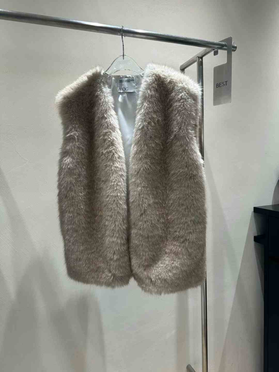MOG韓國直郵女裝新品時尚推薦熱賣人氣職業真品24秋冬休閑馬甲MOG馬甲
