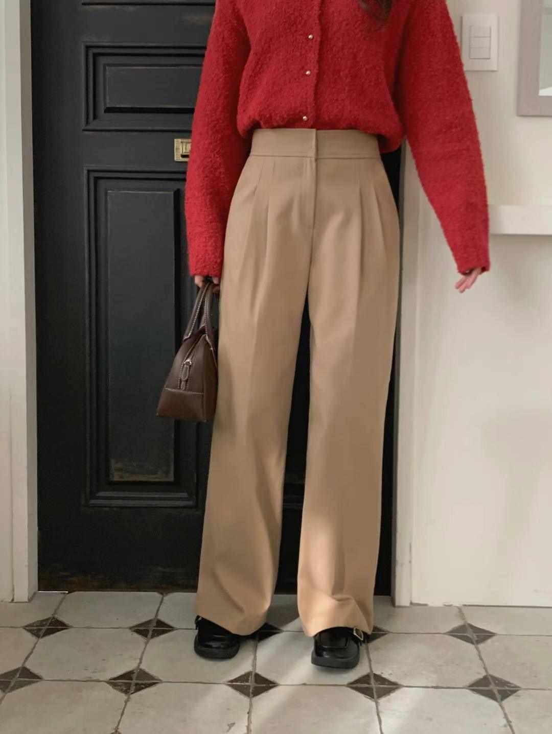 MONO_POLY東大門直郵女裝新品職業24秋冬推薦時尚人氣休閑褲MONO_POLY休閑褲