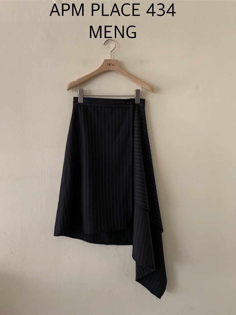 MENG直郵韓國代購女裝新品24秋冬熱賣時尚職業半身裙中短裙MENG半身裙/中短裙