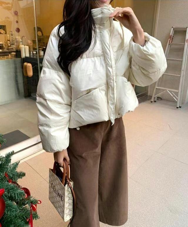 MU 뮤-T韓國代購女士新款人氣25春夏推薦真品短款棉服鴨絨MU 뮤-T短款棉服